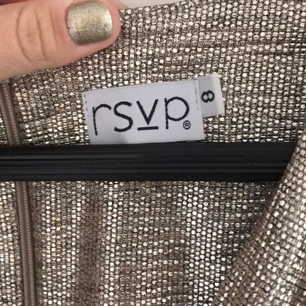 NWOT Gold Cocktail Dress - Picture 8 of 8